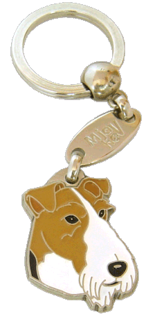 FOX TERRIER - Placa grabada, placas identificativas para perros grabadas MjavHov.